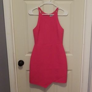 Pink mini dress